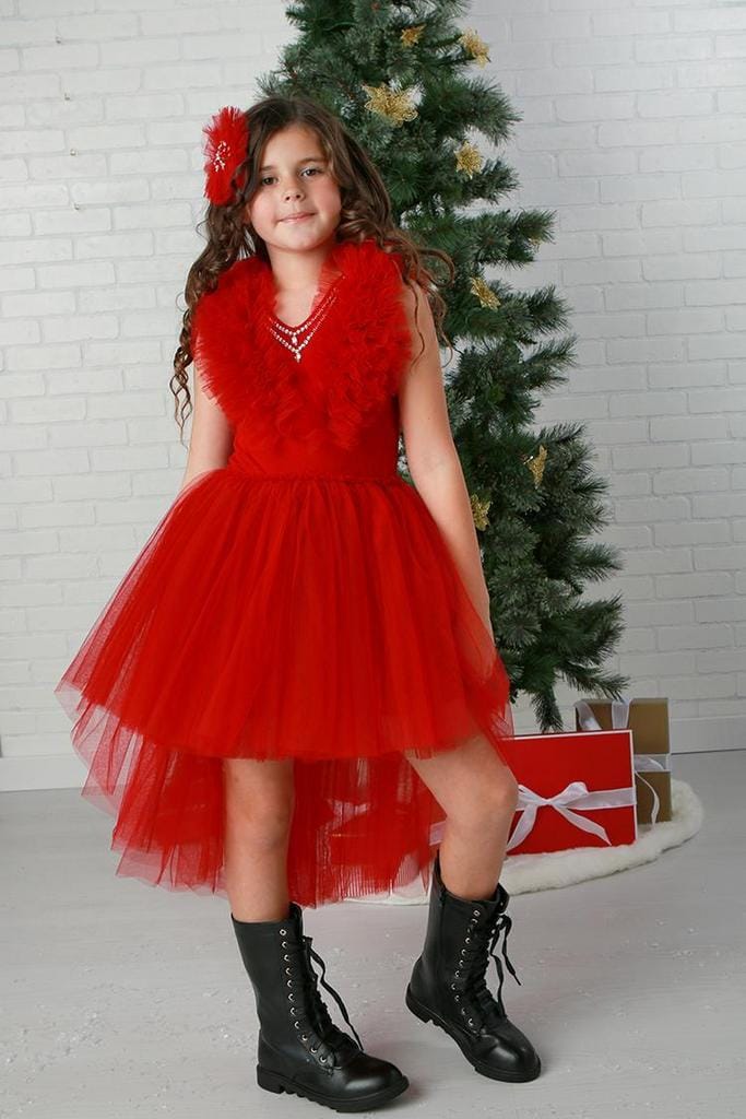 Scarlet High Low Dress